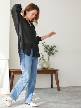 「Social GIRL（ソーシャルガール）のアイテム」を使った、SocialGIRLさん（レディース・160cm）の春コーディネート