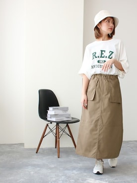 SocialGIRLさん（レディース・160cm）の夏コーディネート