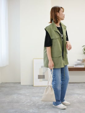 SocialGIRLさん（レディース・160cm）の夏コーディネート