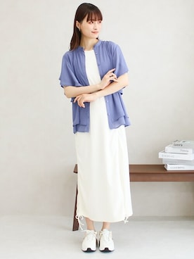 SocialGIRLさん（レディース・165cm）の夏コーディネート