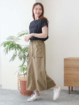 「Social GIRL（ソーシャルガール）のアイテム」を使った、SocialGIRLさん（レディース・164cm）の夏コーディネート