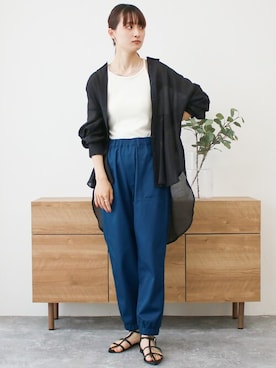 SocialGIRLさん（レディース・165cm）の夏コーディネート