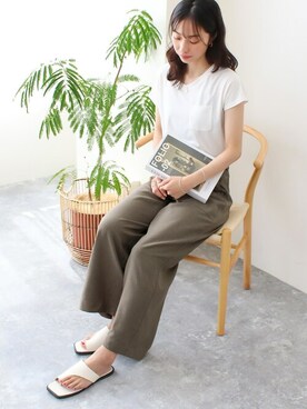 SocialGIRLさん（レディース・169cm）の夏コーディネート