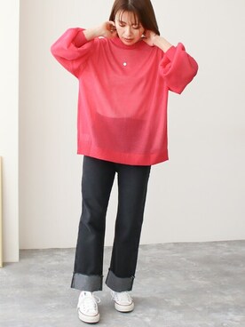 SocialGIRLさん（レディース・162cm）の夏コーディネート