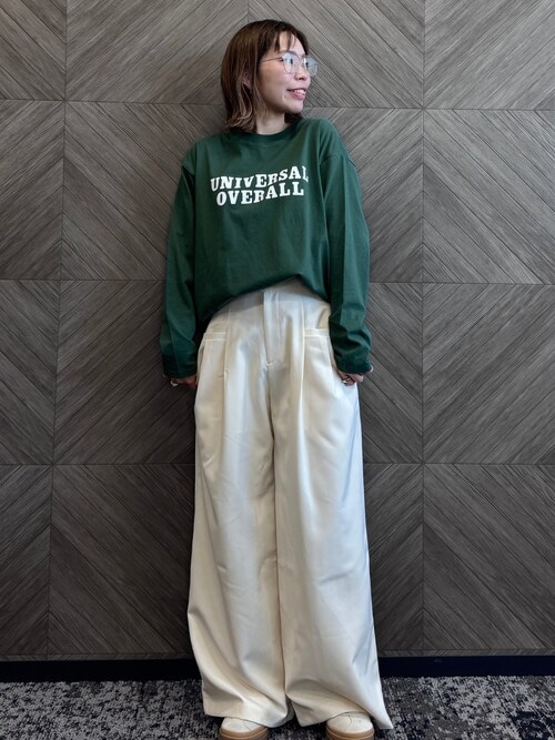 UNIVERSAL OVERALL×ANIECA ロングスリーブTシャツ（Tシャツ