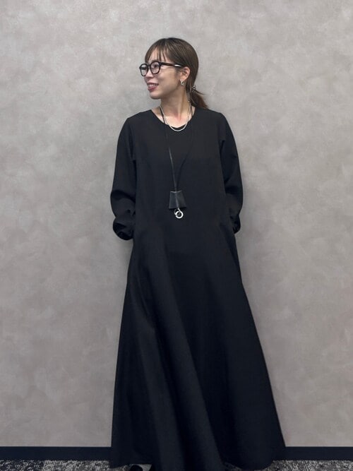 リネンライクフレアーワンピース（ワンピース）｜ANIECA（アニーカ）の