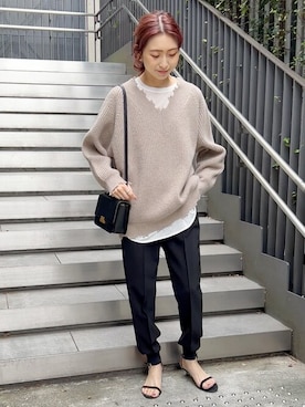 Moeriさん（レディース・160cm）の秋コーディネート