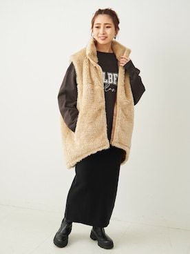 「Spick & Span（スピックアンドスパン）のアイテム（その他アウター）」を使った、Moeriさん（レディース・160cm）の秋コーディネート
