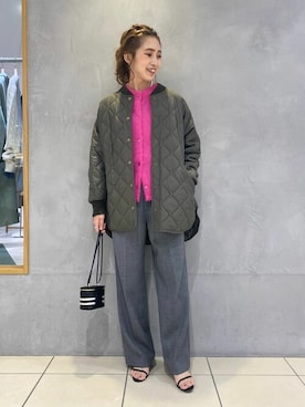 「Spick & Span（スピックアンドスパン）のアイテム（ブルゾン）」を使った、Moeriさん（レディース・160cm）の秋コーディネート