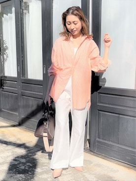 「Spick & Span（スピックアンドスパン）のアイテム（オールインワン・サロペット）」を使った、Moeriさん（レディース・160cm）の冬コーディネート