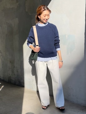 「Spick & Span（スピックアンドスパン）のアイテム」を使った、Moeriさん（レディース・160cm）の冬コーディネート