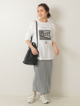 「Kabinett（カビネ）のアイテム」を使った、Moeriさん（レディース・160cm）の冬コーディネート