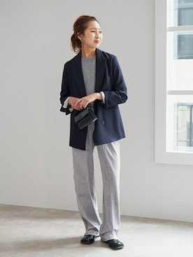 「Spick & Span（スピックアンドスパン）のアイテム（ジャケット/アウター）」を使った、Moeriさん（レディース・160cm）の秋コーディネート