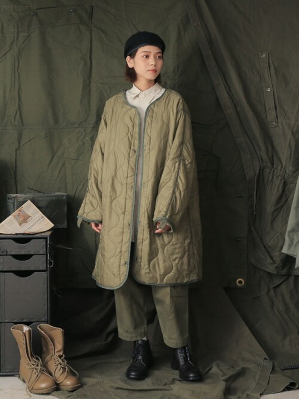 WAIPER M-65 モッズコート　オリーブ WAIPER.inc ワイパーインク 米軍 M-65 フィッシュテールパーカー