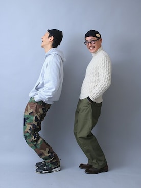 WAIPERさん（メンズ・174cm）の冬コーディネート