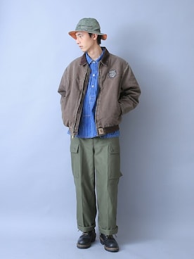 HOUSTON / ヒューストン 40807 WABASH PULLOVER SHIRT