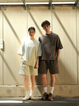 「ペアルック」｜WAIPERさん（メンズ・180cm）の春コーディネート