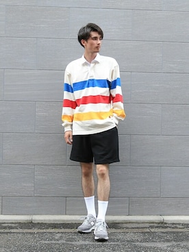 「WAIPER.inc（ワイパーインク）のアイテム（パンツ）」を使った、WAIPERさん（メンズ・180cm）の夏コーディネート