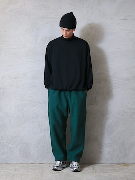 「WAIPER.inc（ワイパーインク）のアイテム（パンツ）」を使った、WAIPERさん（メンズ・180cm）の冬コーディネート