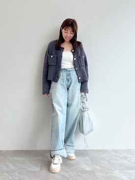 「厚底スニーカー」｜ORientalTRafficプレスさん（レディース・157cm）の冬コーディネート