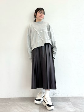 「厚底スニーカー」｜ORientalTRafficプレスさん（レディース・158cm）の秋コーディネート