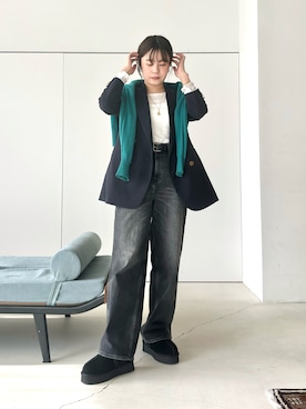 「ORiental TRaffic（オリエンタルトラフィック）のアイテム（ブーツ）」を使った、ORientalTRafficプレスさん（レディース・158cm）の秋コーディネート
