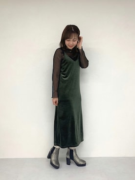「11418」｜ORientalTRafficプレスさん（レディース・159cm）の秋コーディネート