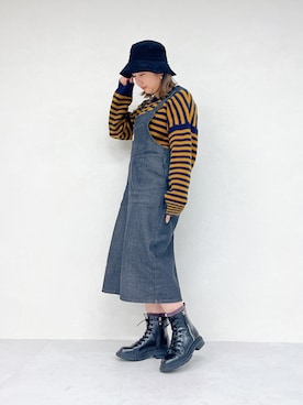 ORientalTRafficプレスさん(レディース・159cm)の冬コーディネート