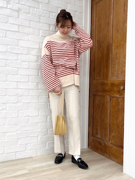 「Discoat」｜「アイテム（パンツ）」を使った、ORientalTRafficプレスさん（レディース・159cm）の冬コーディネート