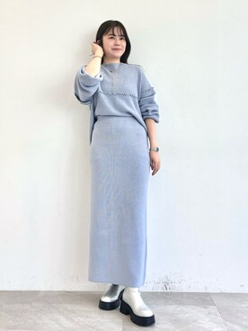 「ORiental TRaffic（オリエンタルトラフィック）のアイテム（ブーツ）」を使った、ORientalTRafficプレスさん（レディース・158cm）の秋コーディネート