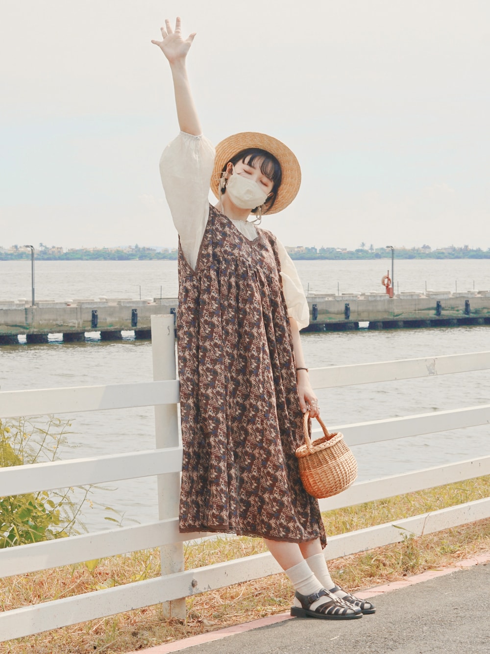 Samansa Mos2（サマンサ モスモス）の「シャーリングドビー刺繍