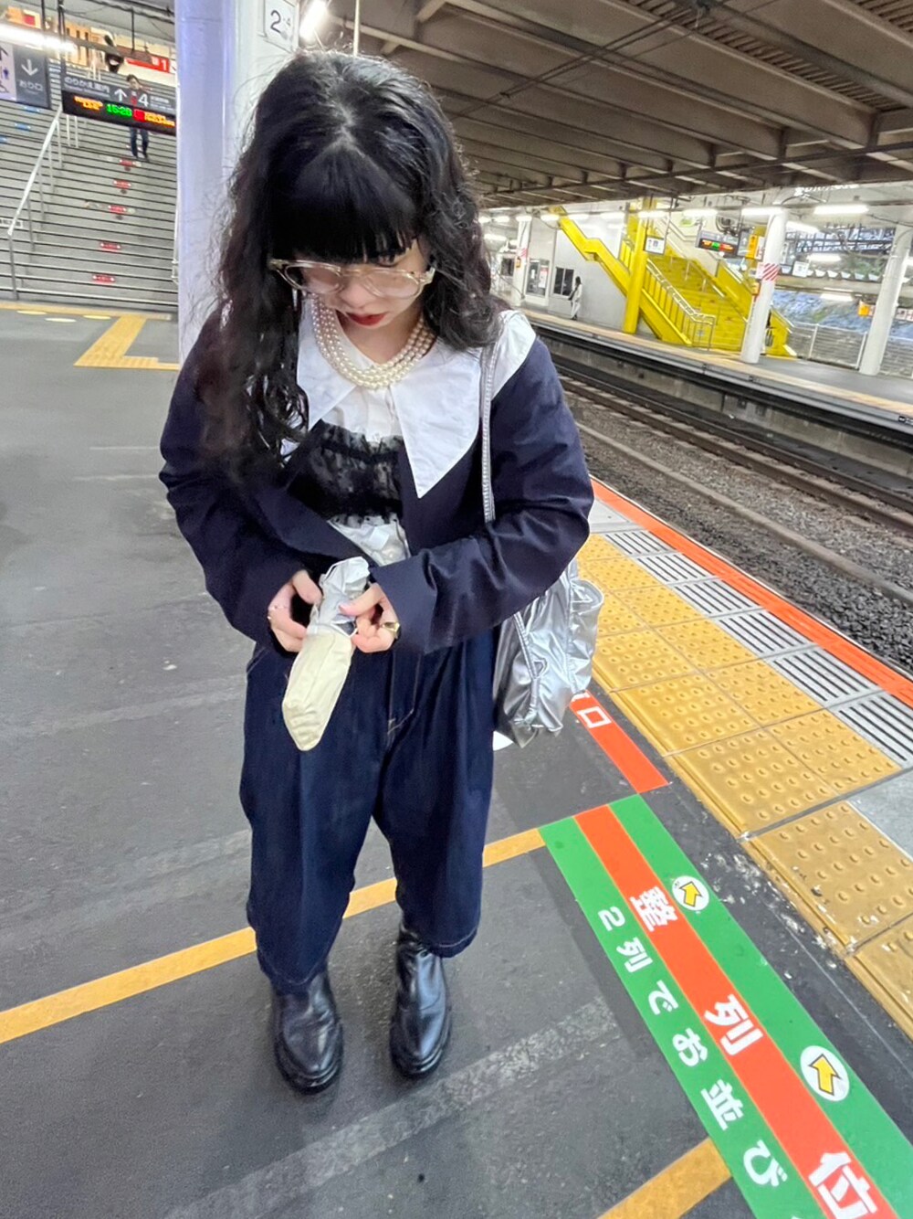 6（ロク）の「＜6(ROKU)＞ショート ジャケット NAVY（ノーカラー