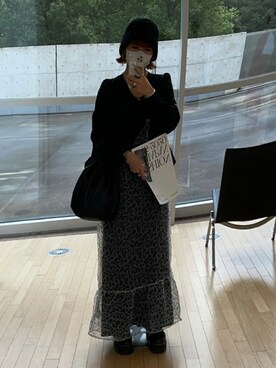 「JOINT WORKS（ジョイントワークス）のアイテム（ワンピース/ドレス）」を使った、おごさん（レディース・148cm）の秋コーディネート