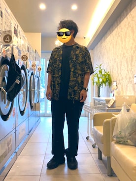 「URBAN RESEARCH（アーバンリサーチ）のアイテム（スラックス）」を使った、よんさん（メンズ・166cm）の夏コーディネート