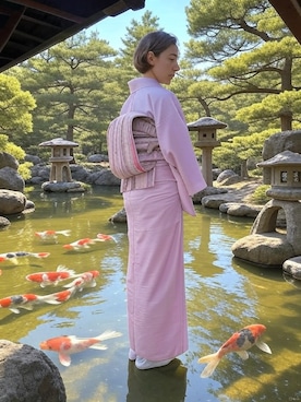 「アイテム（水着/着物・浴衣）」を使った、ごまめの歯ぎしりさん（レディース・160cm）の夏コーディネート