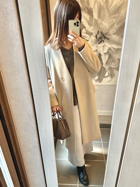 「NOLLEY’S（ノーリーズ）のアイテム」を使った、mayさん（レディース・157cm）の冬コーディネート