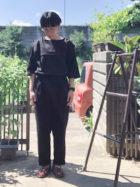 「G-SHOCK」｜「アイテム（その他）」を使った、NANAEさん（レディース・155cm）の夏コーディネート