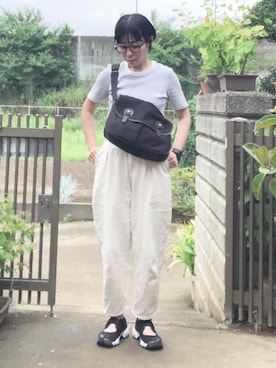 「G-SHOCK」｜NANAEさん（レディース・155cm）の夏コーディネート