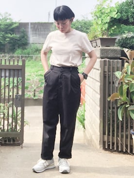 「G-SHOCK」｜NANAEさん（レディース・155cm）の夏コーディネート