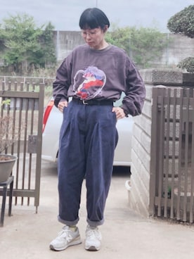 「アイテム（腕時計）」を使った、NANAEさん（レディース・155cm）の秋コーディネート