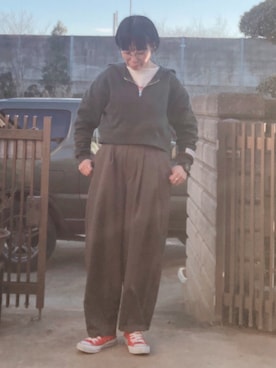 NANAEさん（レディース・155cm）の冬コーディネート