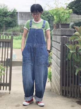 「アイテム（腕時計）」を使った、NANAEさん（レディース・155cm）の夏コーディネート