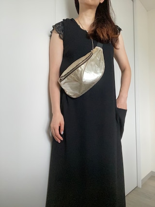 agnes b.（アニエスベー）の「U700 ROBE ノースリーブワンピース