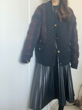 「ok.soon+（オクスンプラス）のアイテム」を使った、りさん（レディース・165cm）の冬コーディネート