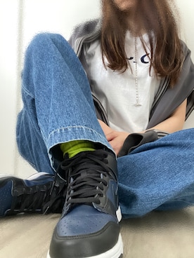 「A.P.C.」｜「アイテム（アクセサリー）」を使った、りさん（レディース・165cm）の春コーディネート