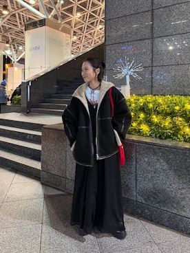 okada sakiさん（レディース・150cm）の冬コーディネート