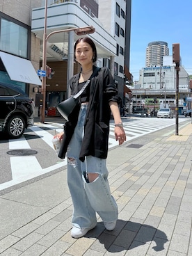 okada sakiさん（レディース・150cm）の春コーディネート