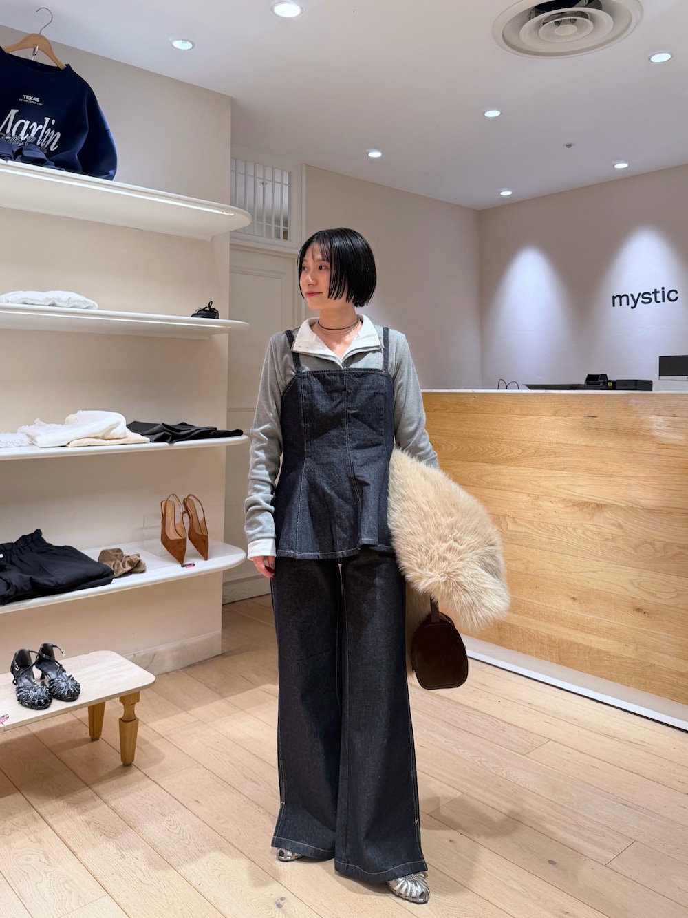 mystic（ミスティック）の「ショートファーコート（）」 - WEAR
