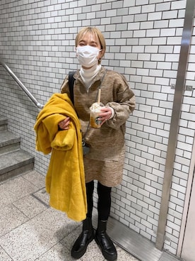 okada sakiさん（レディース・150cm）の冬コーディネート