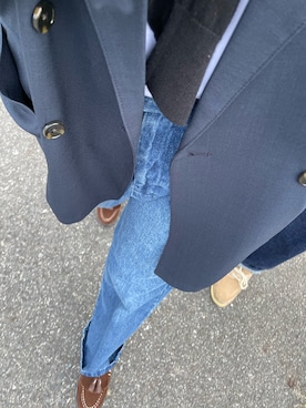 「アイテム（セットアップ）」を使った、Mさん（レディース・154cm）の秋コーディネート